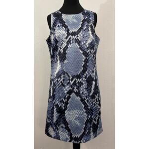 CeCe by Cynthia Steffe Snakeskin Print Sleeveless Dress Women Size 6